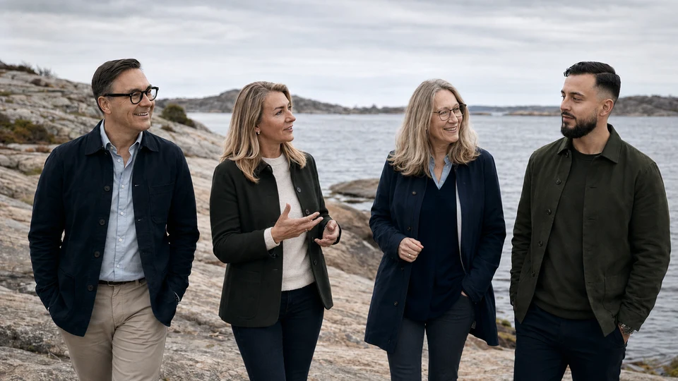 Holistic Leaderships fyra ledartränare tillsammans